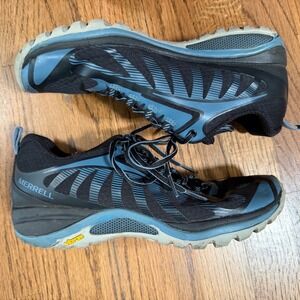 Merrell Siren Edge 3 Hiking Shoes Womens 8 Blue Black Vibram Outdoor Gorpcore